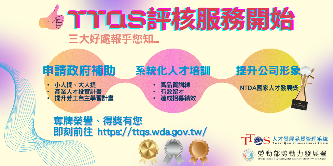 ☀ 114年度【TTQS評核】服務正式啟動